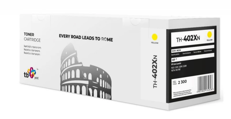 Kasetė lazeriniui spausdintuvui TB Print TH-402XN, geltona