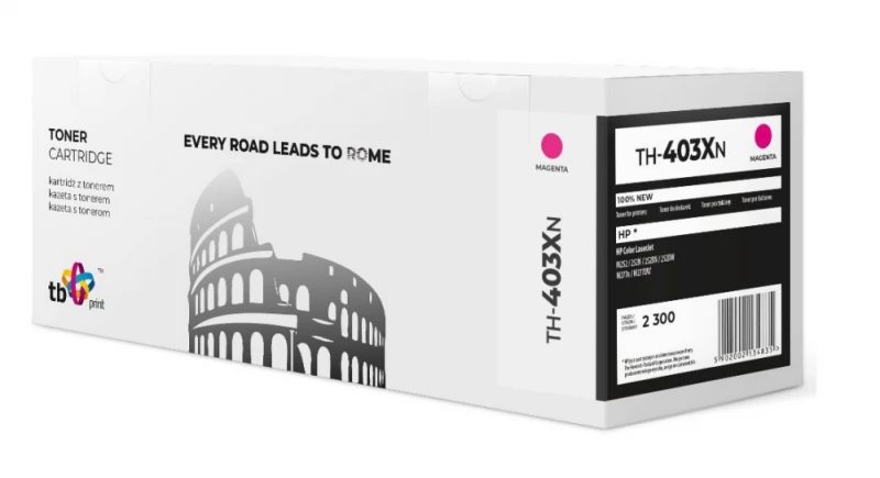 Kasetė lazeriniui spausdintuvui TB Print TH-403XN, rožinė