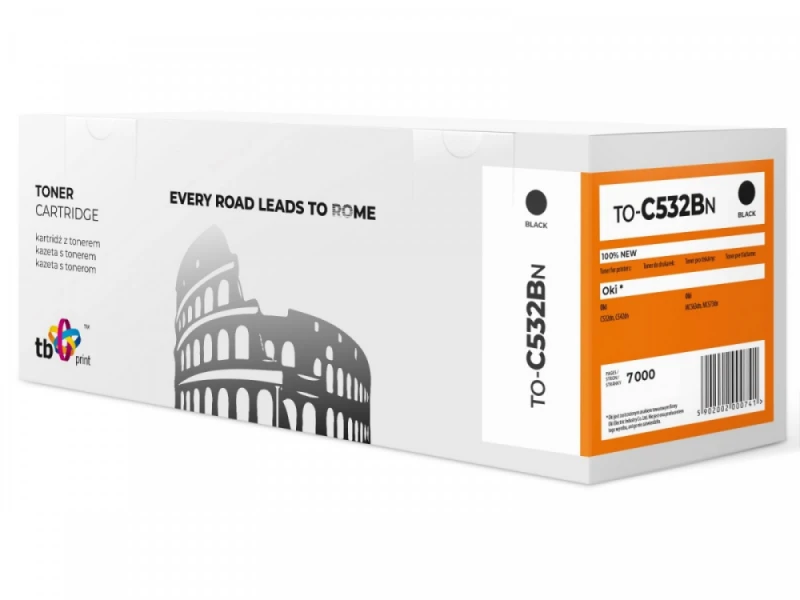 Kasetė lazeriniui spausdintuvui TB Print TO-C532BN, juoda