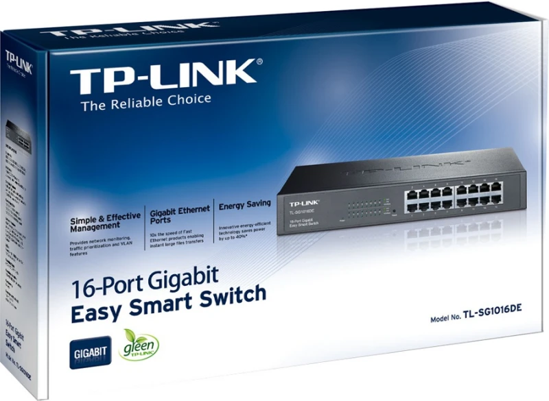 Šakotuvas TP-Link TINKLO JUNGIKLIS 16PORT 1000M