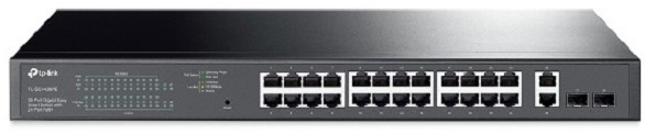 TP-Link 8 prievadų "Gigabit Easy Smart" komutatorius su 4 prievadų PoE (TL-SG108PE)