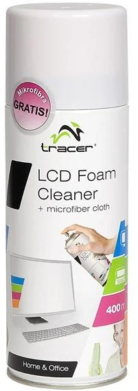 TRACER TRASRO42106 Foam LCD putų valiklis 400 ml + mikropluoštas