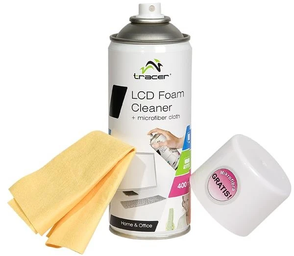 TRACER TRASRO42106 Foam LCD putų valiklis 400 ml + mikropluoštas