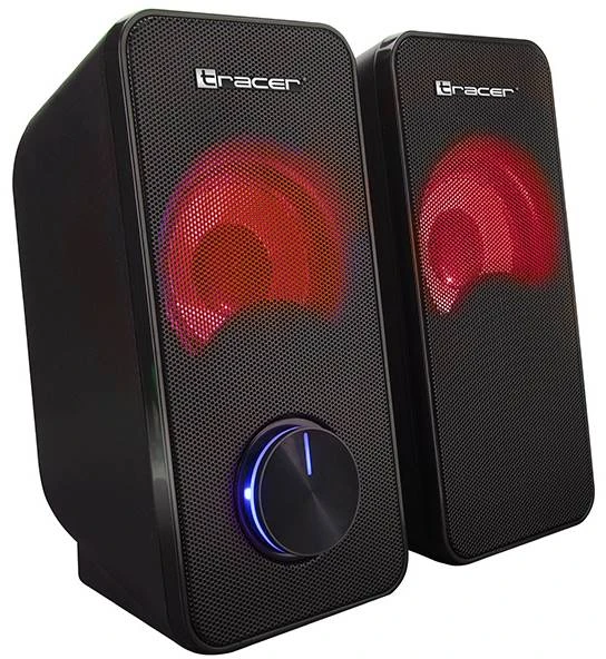 Kompiuterio kolonėlės TRACER TRAGLO46366 Garsiakalbiai 2.0 Loop RGB USB
