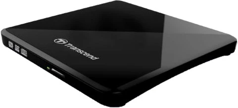 TRANSCEND 8X DVDS-K Ultra-slim Writer USB 2.0 extern Juodas CD-R/RW DVD+/-R DVD+/-RW DVD+/-R DL DVD-RAM