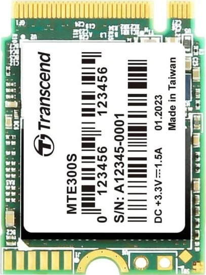 TRANSCEND 1TB M.2 2230 PCIe Gen3x4 NVMe 3D TLC DRAM-less