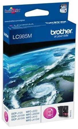 Rašalo kasetė Brother LC985M, purpurinė