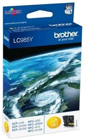 Brother LC985Y rašalo kasetė, Geltona