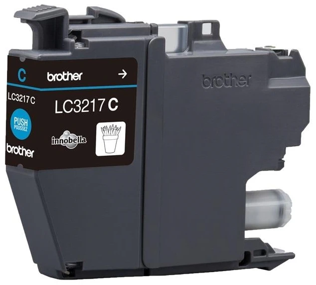 BROTHER LC3217C žydro rašalo kasetė, 550 psl.