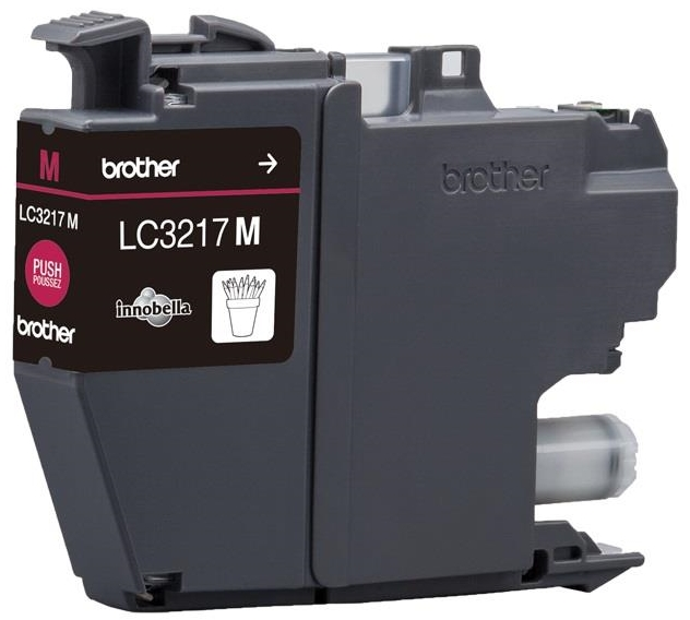 BROTHER LC3217M rausvo rašalo kasetė, 550 psl.