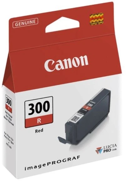 Canon PFI-300 R raudona