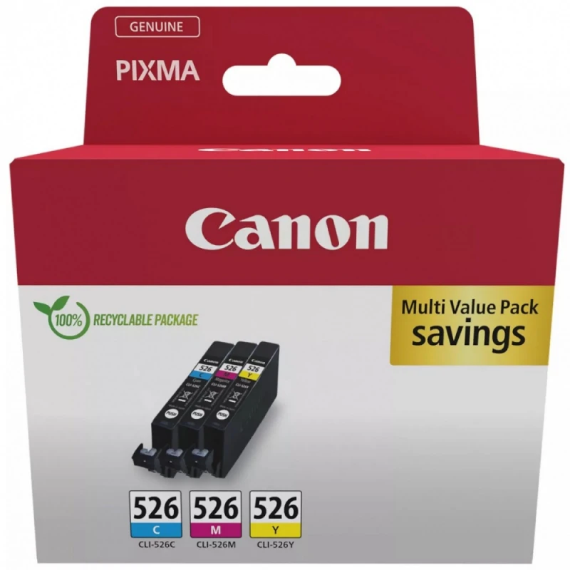 Canon CLI-526 | Rašalo kasetės | Sudėtinė pakuotė