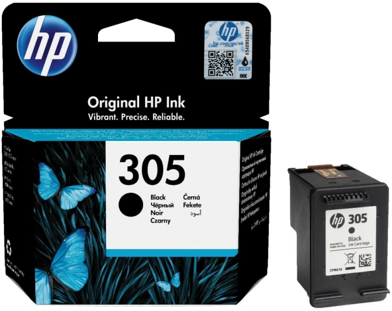 Hewlett Packard (HP) HP 305 (3YM61AE) Rašalinė kasetė, Juoda