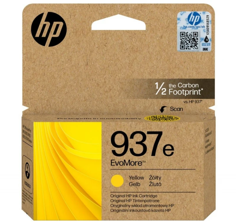 HP No. 937 geltona Instant Ink EVOMORE