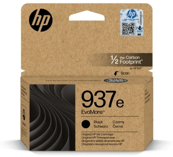 HP 937 juoda Instant Ink EVOMORE