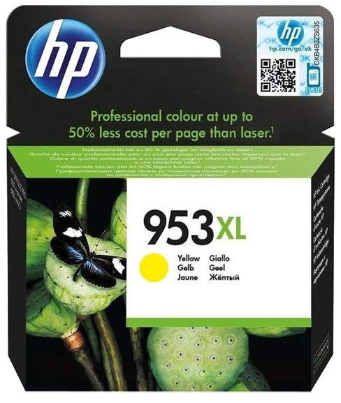 Hewlett Packard (HP) HP 953XL rašalo kasetė, geltona