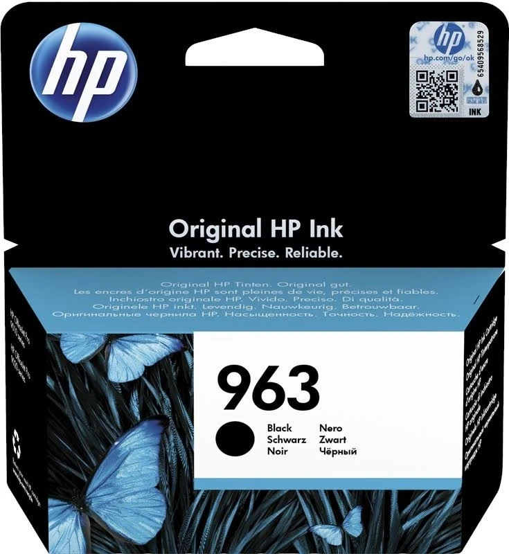 Hewlett Packard (HP) Hewlett-Packard 963 (3JA26AE), juoda kasetė