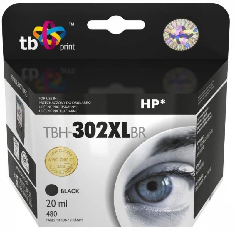 Tb Print Kasetė rašaliniams spausdintuvams Kasetės rašaliniams spausdintuvamsTB TBH-302XLBR