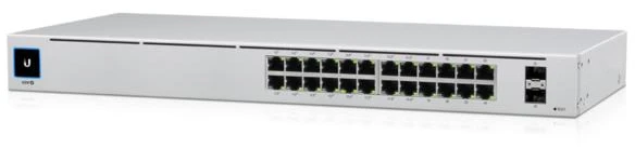Šakotuvas UBIQUITI 24 prievadų Gigabit UniFi L2 jungiklis + 2x 1G SFP jungtys