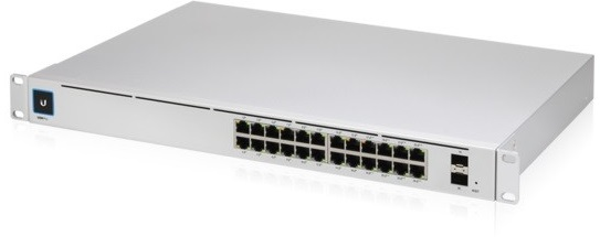 Šakotuvas UBIQUITI USW-Pro-24 valdomas jungiklis 24x 10/100/1000 2x SFP+ 1,3 colio ekranas