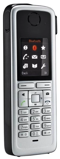 UNF Unify OpenStage M3 handsets DECT telefonas Skambintojo ID Juoda, Sidabras
