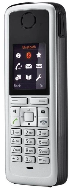 UNF Unify OpenStage M3 handsets DECT telefonas Skambintojo ID Juoda, Sidabras