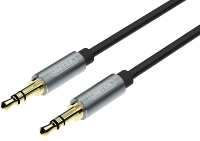 UNITEK Y-C922ABK Unitek Cable miniJack 3,5mm (M) - 3,5mm (M) TWIST Y-C922ABK