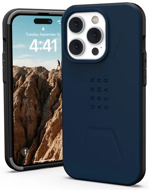 Urban Armor Gear UAG Civilian MagSafe Apple iPhone 14 Pro - dėklas telefonui mėlynos spalvos