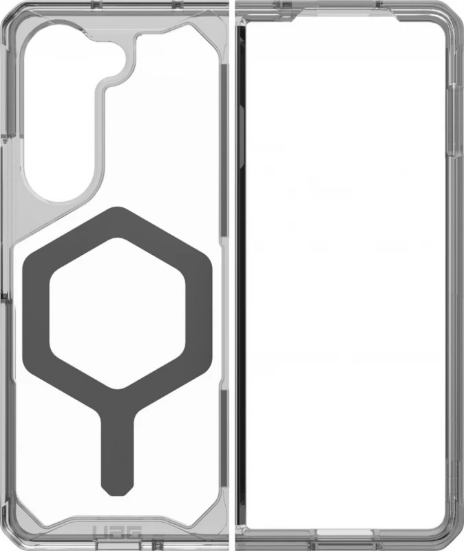 Dėklas Urban Armor Gear UAG Plyo Pro, pelenų pilka/kosminė pilka - Samsung Galaxy Z Fold5