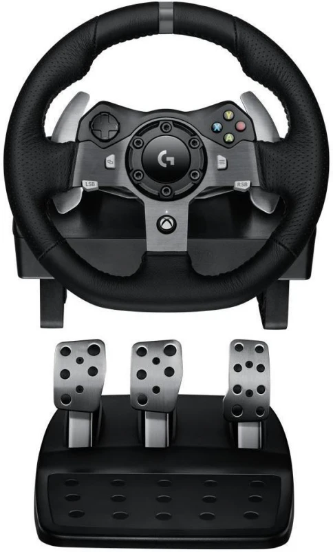 Logitech G920 Driving Force žaidimų vairas skirtas Xbox One ir PC su pedalais