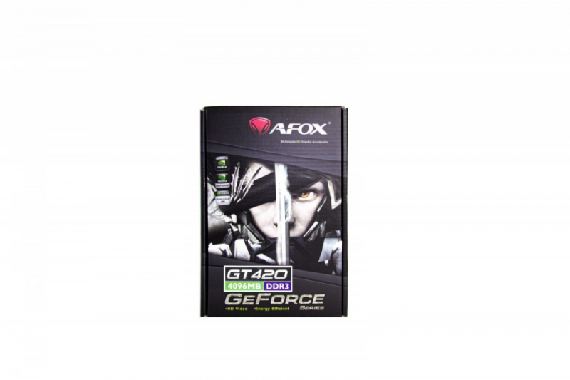 Vaizdo plokštė Vaizdo plokštė AFOX GeForce GT420 4GB DDR3 AF420-4096D3L2