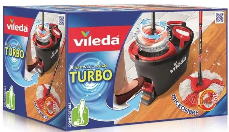 Šluota Vileda Easy Wring and Clean Turbo rotary (Pažeista pakuotė)