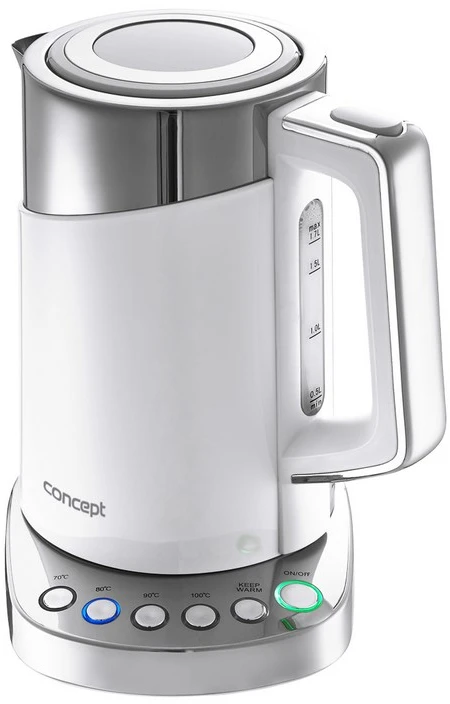 Concept RK3170 electric virdulys 1.7 L 2200 W Nerūdijantis plienas, Baltas