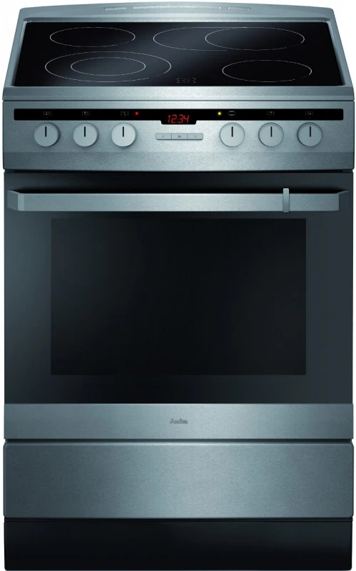Amica 618CE3.434HTaKDQ(Xx) Freestanding cooker Ceramic Nerūdijantis plienas A-20%