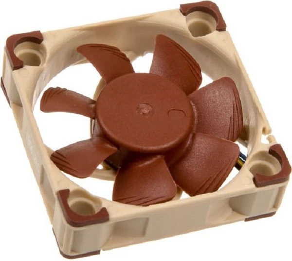 Noctua NF A4x10 PWM Kompiuterio dėklas Fan 4 cm rusvai gelsvas, Raudona