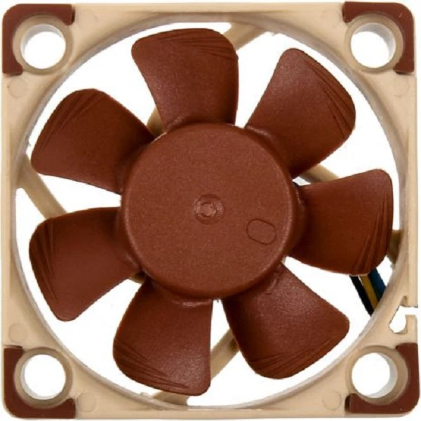 Noctua NF A4x10 PWM Kompiuterio dėklas Fan 4 cm rusvai gelsvas, Raudona