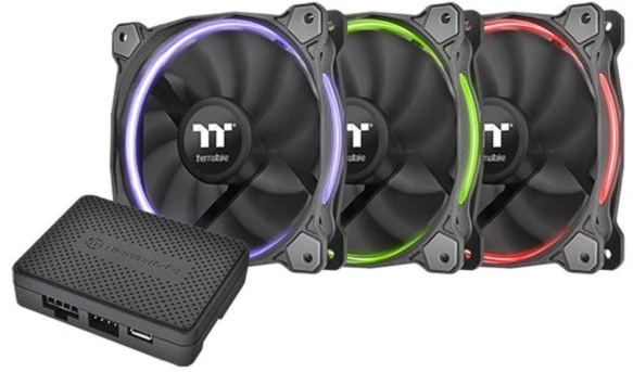 Ventiliatorius Thermaltake Riing 14 RGB TT Premium Edition 3 Pack (3x140mm, LNC, 1400 RPM)