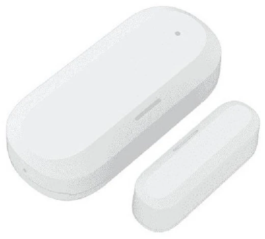 Išmanusis ZigBee TUYA bevielis patalpos durų - langų magnetinis kontaktas, WOOX