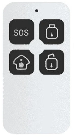 Išmanusis ZigBee 2 MQTT, TUYA nuotolinio valdymo pultelis apsaugos sistemai, WOOX