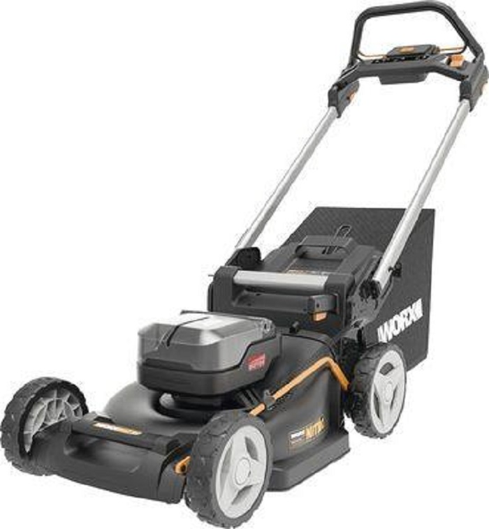 Akumuliatorinė savaeigė vejapjovė Worx WG749E; 2x20 V; 2x4,0 Ah akum.