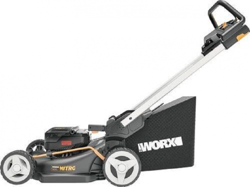 Akumuliatorinė savaeigė vejapjovė Worx WG749E; 2x20 V; 2x4,0 Ah akum.