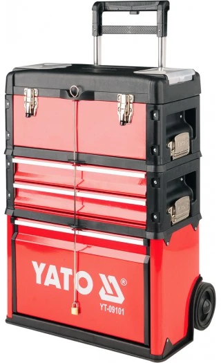 Yato YT-09101 – įrankių dėžutės krepšelis susideda iš 3 dalių