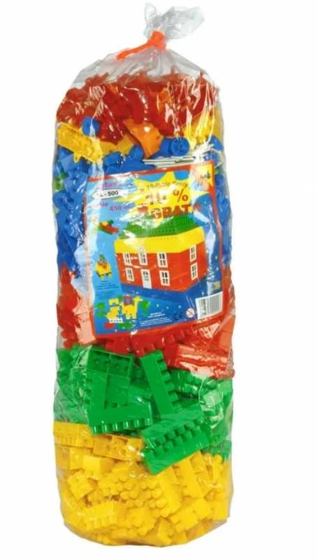 Blczek Tupiko Bączek Spinning Top Bricks 500 Colorful Fun Building Plastic (CZ15502)