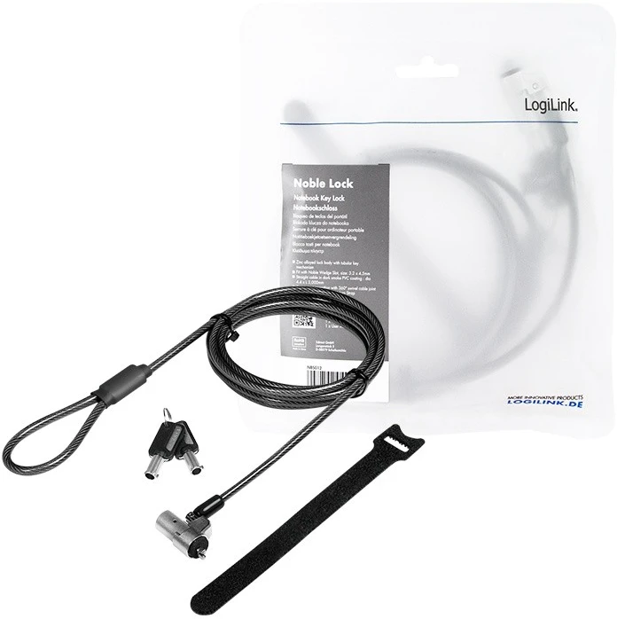 LOGILINK NBS012 Noble Lock nešiojamojo kompiuterio apsauga su raktu