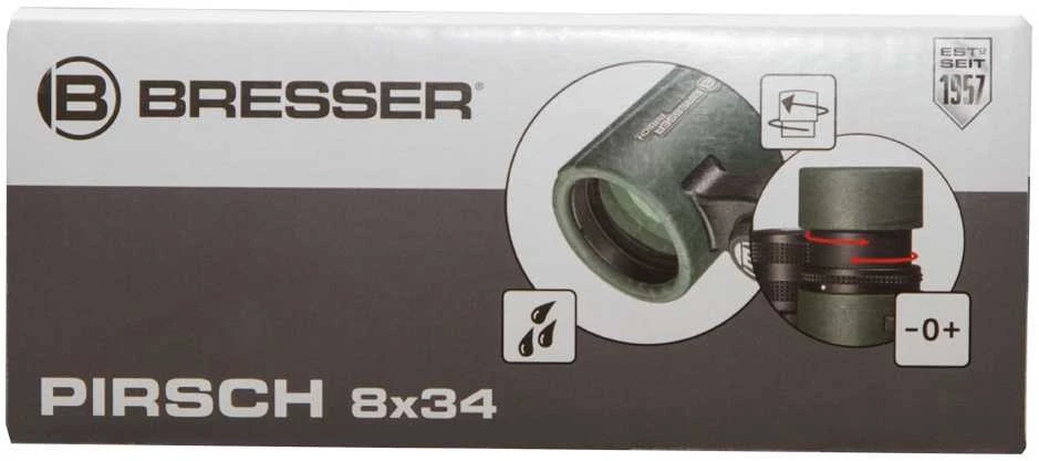 Žiūronai Bresser PIRSCH 8X34 Žiūronas su fazine danga