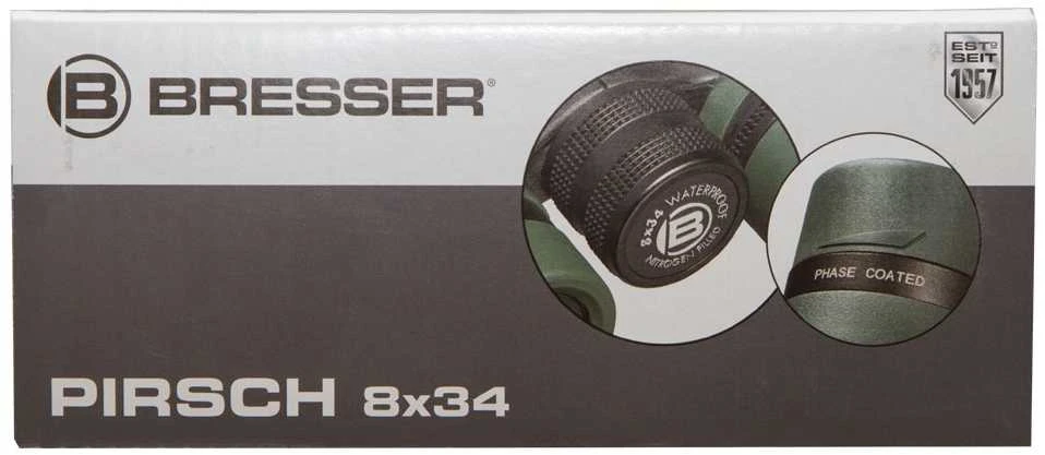 Žiūronai Bresser PIRSCH 8X34 Žiūronas su fazine danga