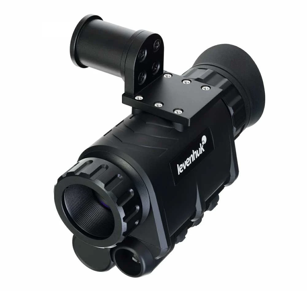 Žiūronai Levenhuk Halo NVM50 skaitmeninis naktinio matymo monoklis su šalmo laikikliu (stabiliz.)