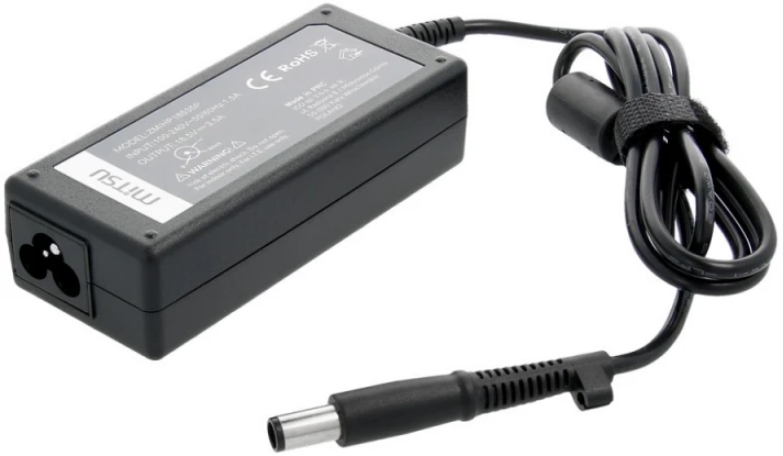 Nešiojamojo Kompiuterio Įkroviklis - Mitsu 18.5V 3.5A 65W HP Compaq Juodas