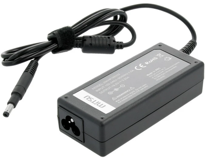 Nešiojamojo Kompiuterio Įkroviklis - Mitsu 19.5V 3.33A HP 65W Juodas