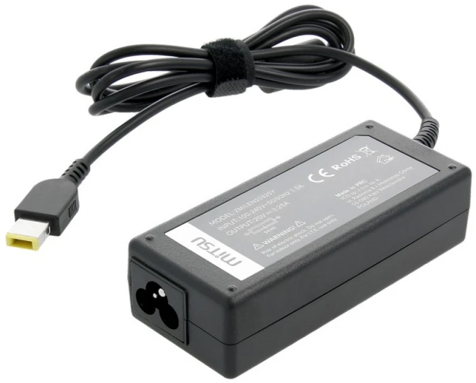 Mitsu įkroviklis / maitinimo adapteris 20v 3,25a (stačiakampis 11,0x4,5 kontaktų – joga) - lenovo 65W